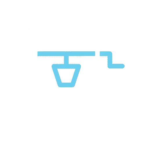 Drawing of a well with a bucket and crank.